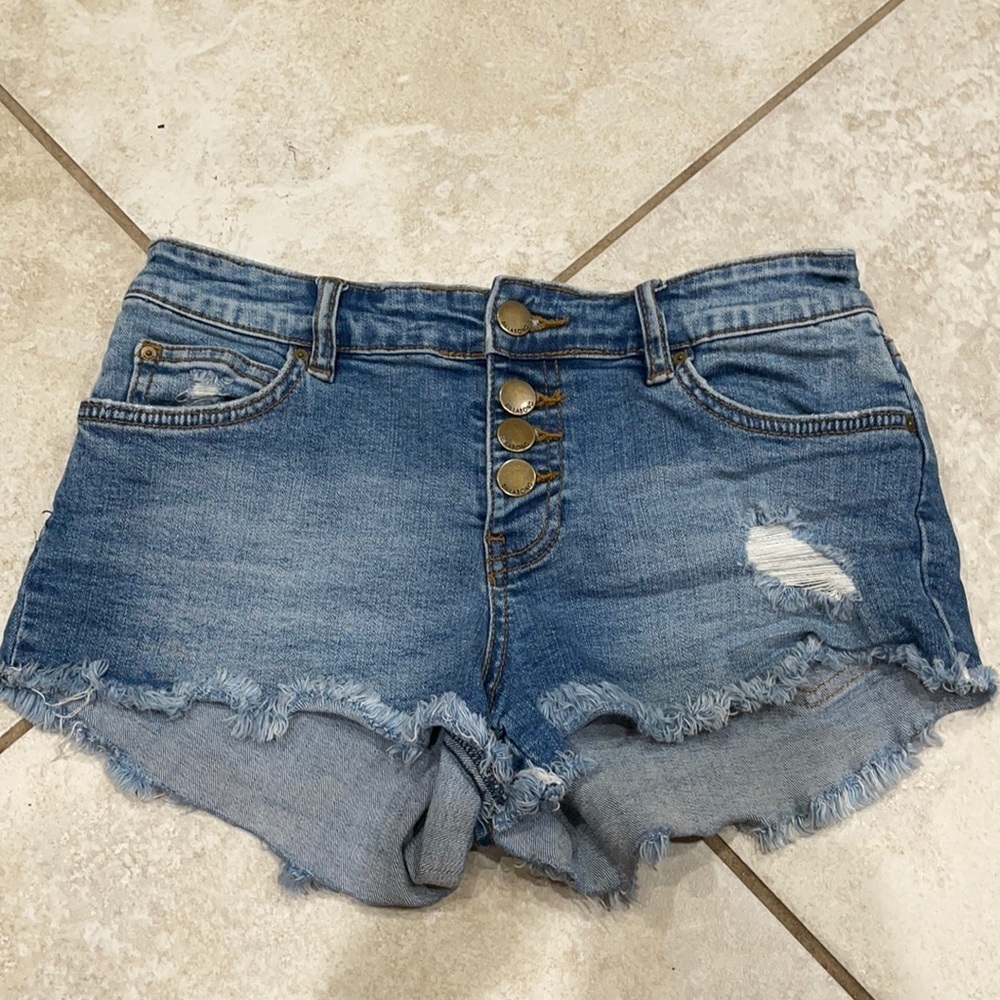 Billabong Exposed Button Fly Denim Shorts 24